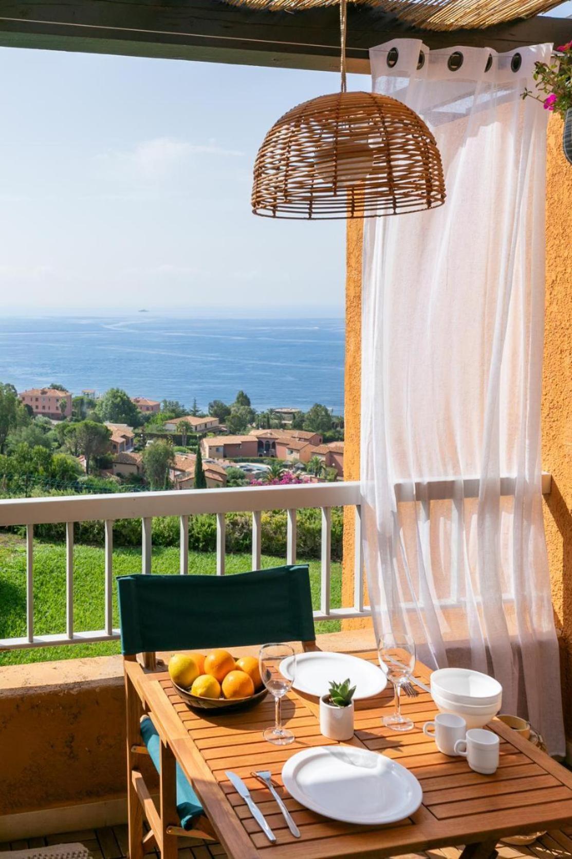 Vue Mer Et Jardin Théoule-sur-Mer Extérieur photo