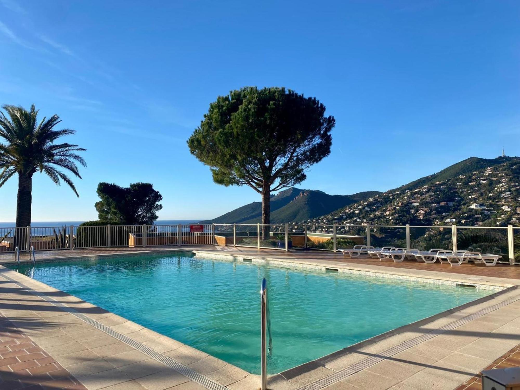 Vue Mer Et Jardin Théoule-sur-Mer Extérieur photo