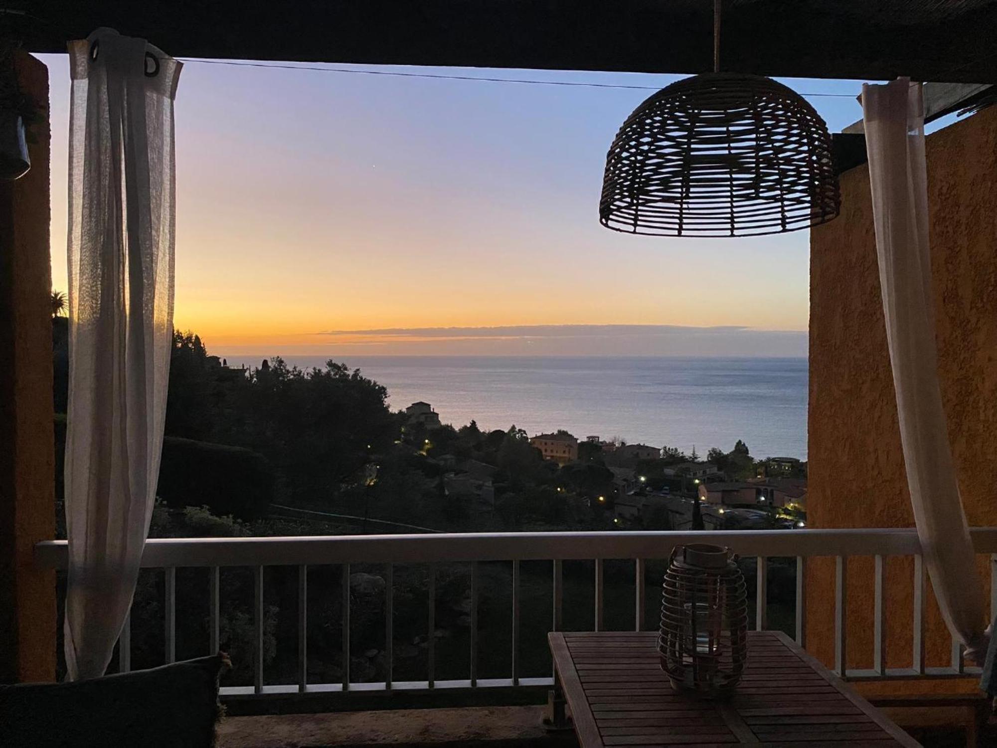 Vue Mer Et Jardin Théoule-sur-Mer Extérieur photo