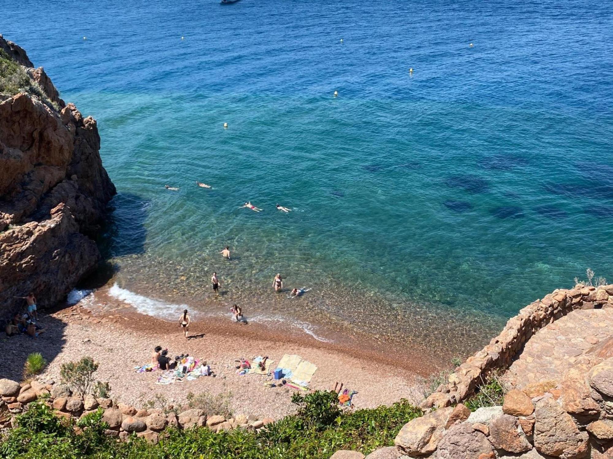 Vue Mer Et Jardin Théoule-sur-Mer Extérieur photo