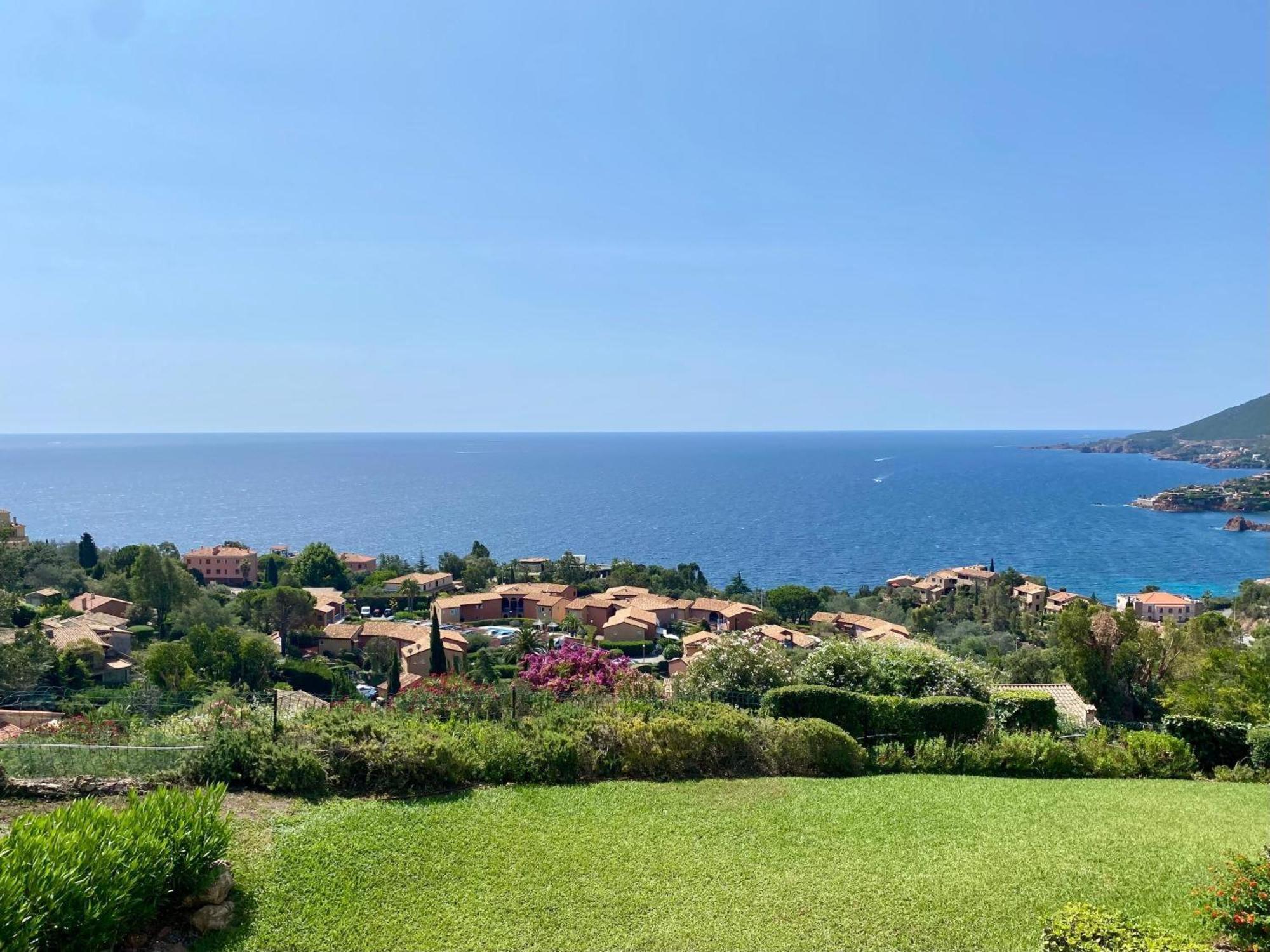 Vue Mer Et Jardin Théoule-sur-Mer Extérieur photo