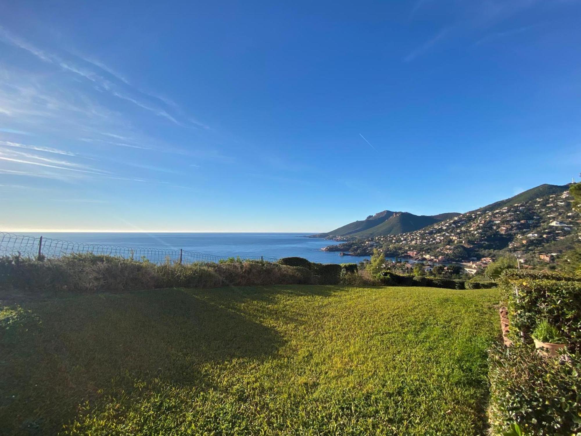 Vue Mer Et Jardin Théoule-sur-Mer Extérieur photo